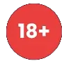 Ikona ze znakiem "18+" w czerwonym kółku